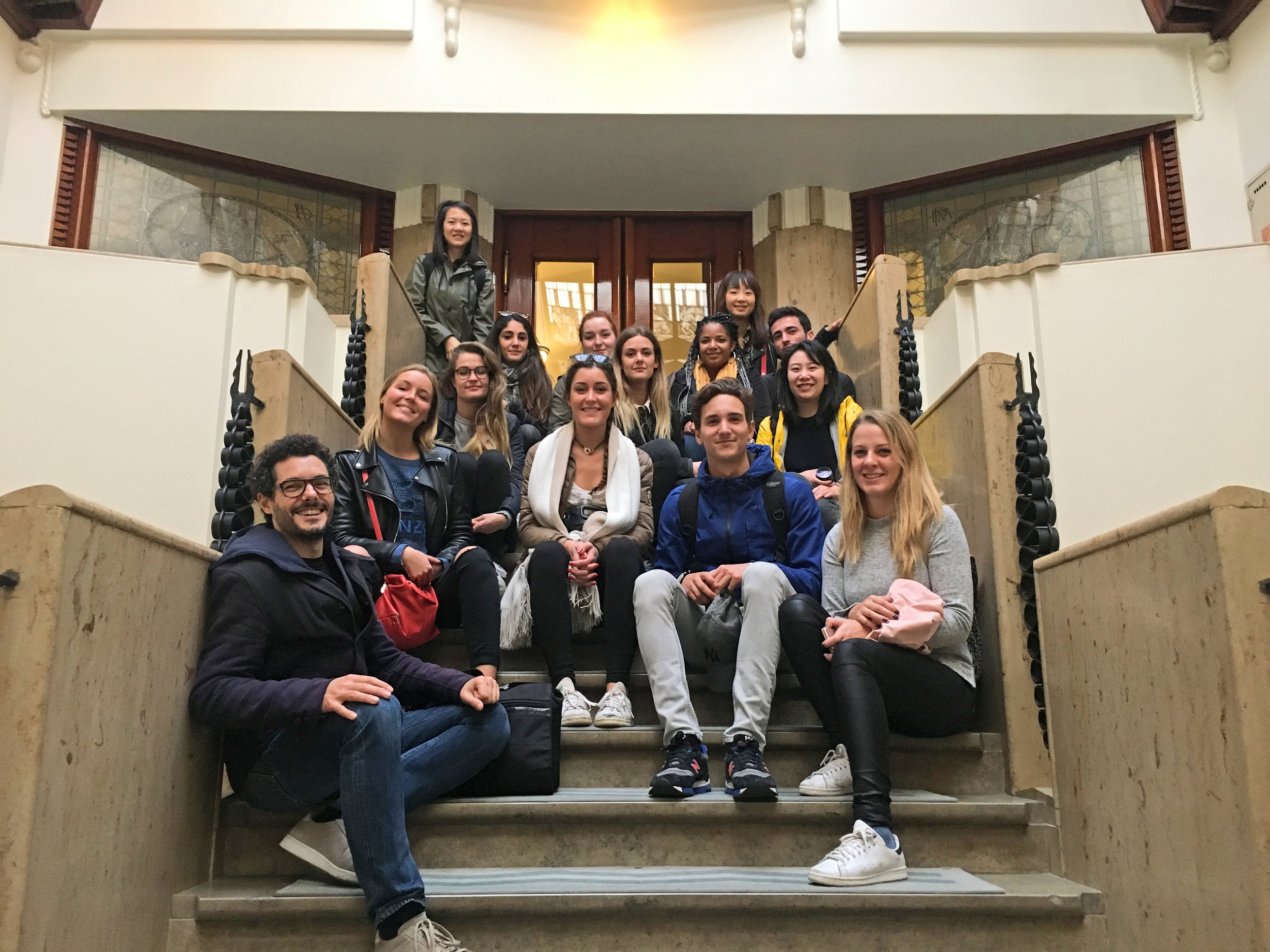 Students from Académie Charpentier, Paris