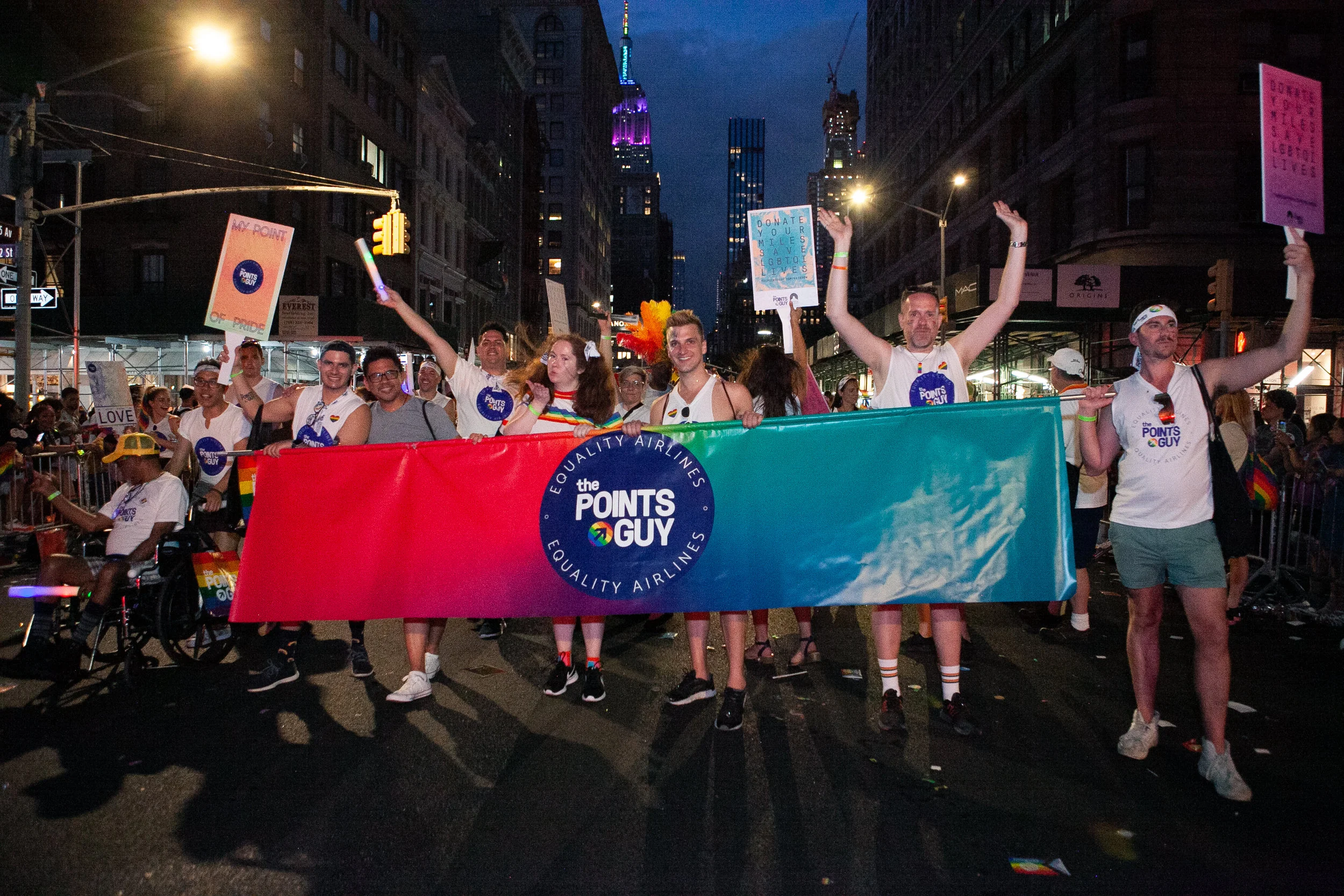 THE POINTS GUY PRIDE FLOAT 2019: NEW YORK