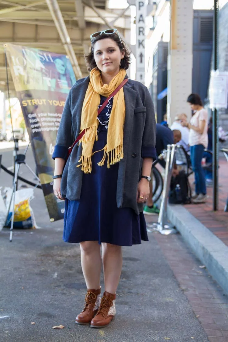 Image from Street Style Parklet during 2014 Fashion Art Design. Photography Credit: Britt Elyse Nelson, Brightest Young Things Street Style Columnist and Photographer