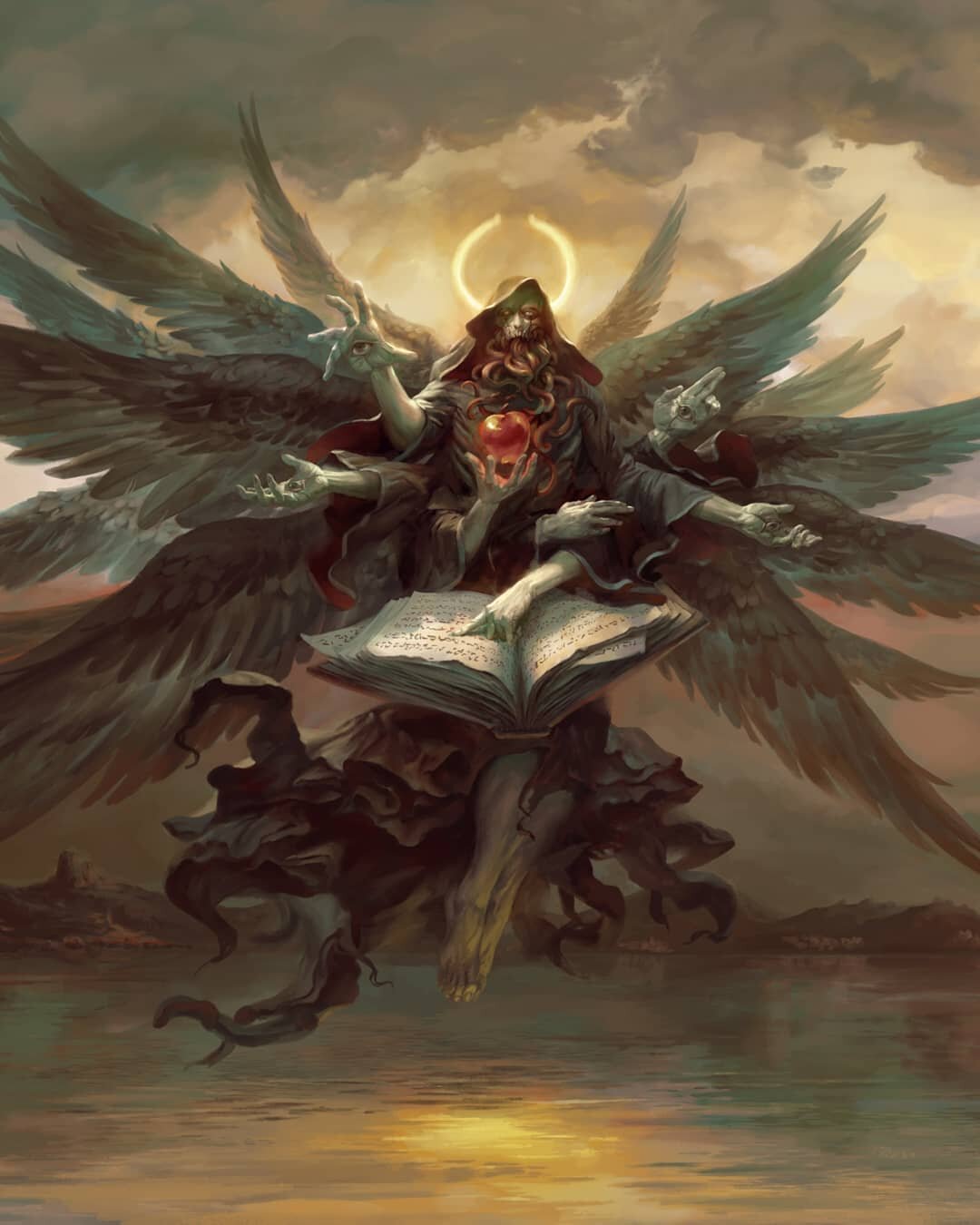 Azrael, Angel of Death☠🍎📖 Swipe for details➡️ Only one more day of AngelCon left. Get Azrael, Raziel, and other AngelCon Exclusives - link in bio🙌
.
Whatever you see, I saw it first
Whatever you speak, I spoke it first
Whatever you eat, I brought 