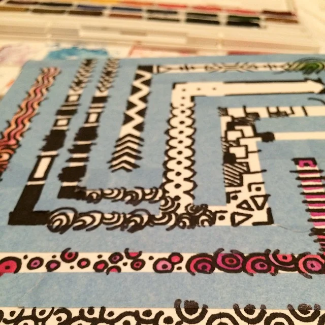 #lovetheprocess #painting #doodles #watercolor #messyfun