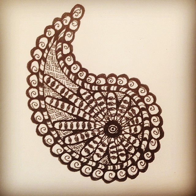 Late night #doodles #doodlingdoods #sketch #paisley #sharpie  @las3margaritas