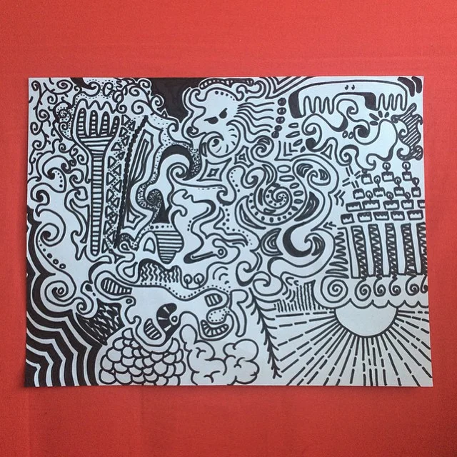 Procrastination at its finest #doodles #doodlindoods #sketch #art #fun #procrastinate #fabercastell