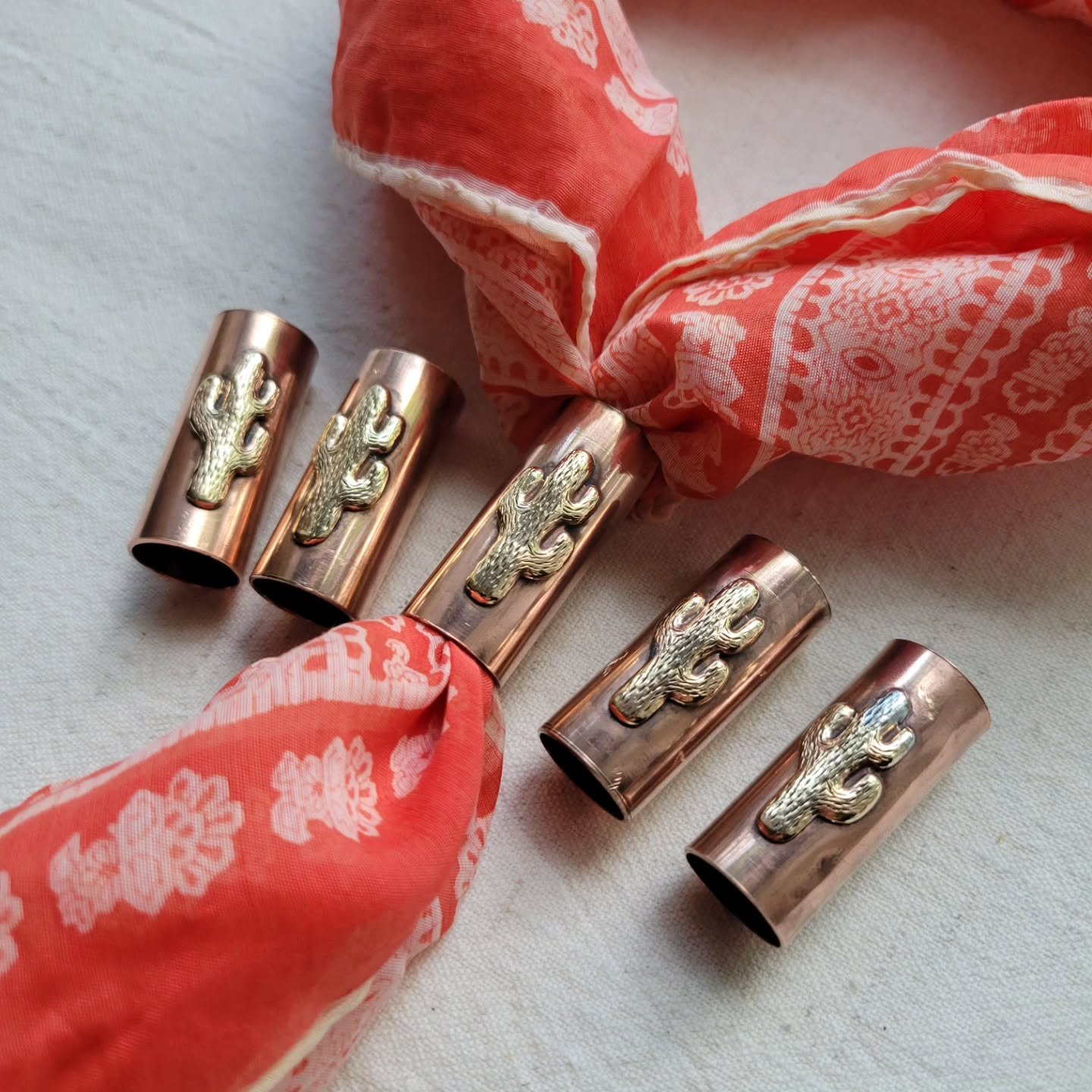 Restock of scarf slides headed for @ocotillowine in Fredericksburg, TX.

#restock #wildrag #scarfslide #handcrafted