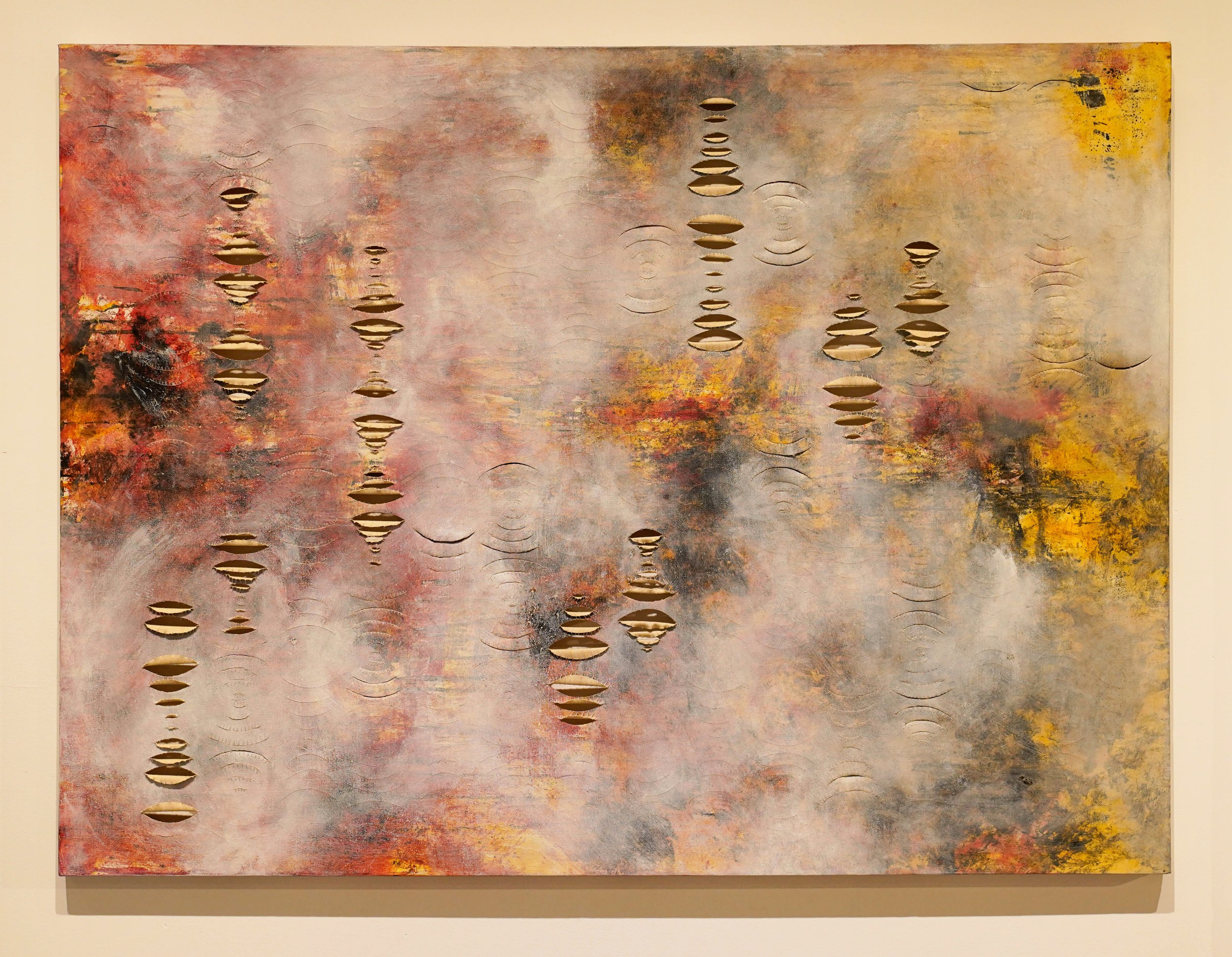    White.     2020. mixed media on canvas. 122 x 91 cm 