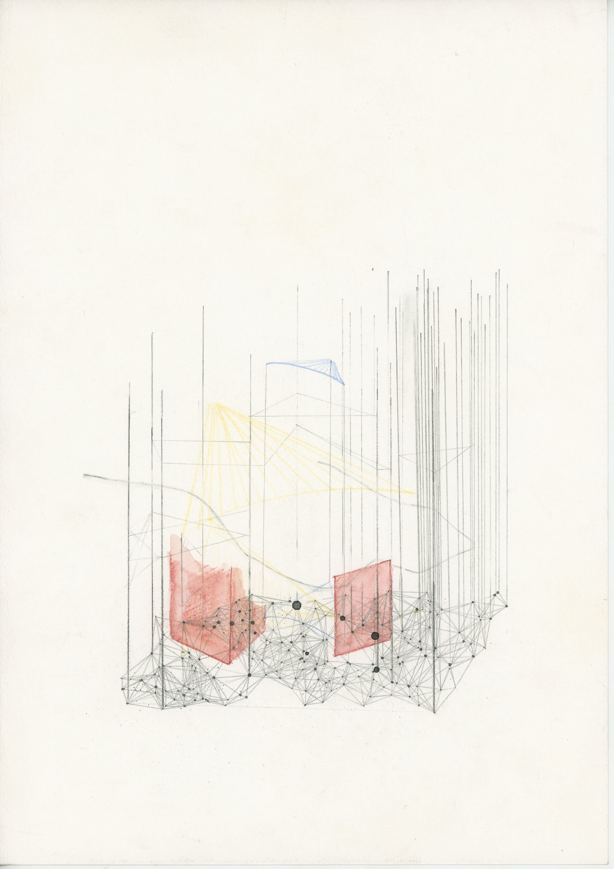    connection, disconnection and motion 1-8.   2015. Ink, watercolor and pencil on paper.&nbsp;59 x 84 cm 