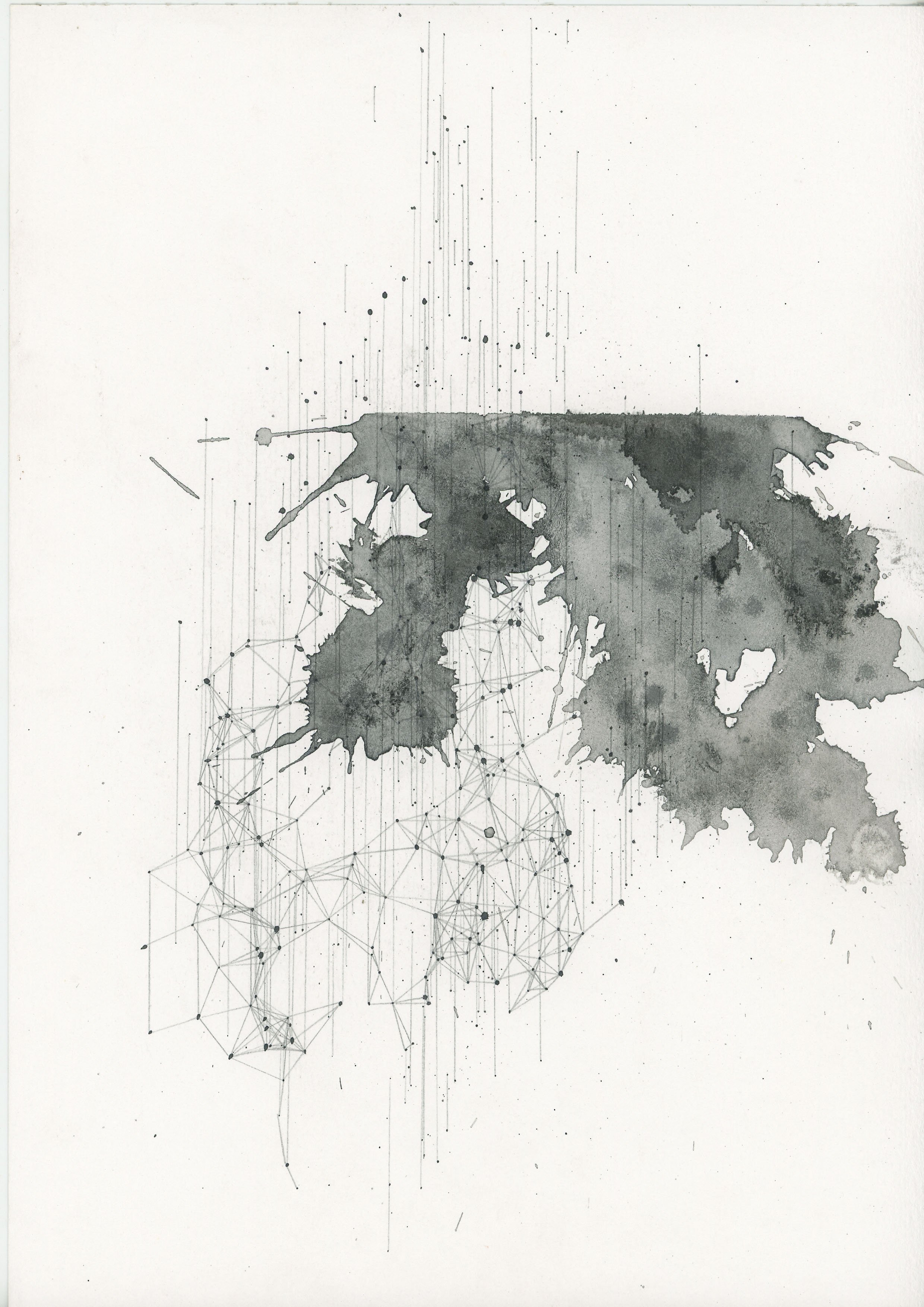    connection, disconnection and motion 1-8.   2015. Ink, watercolor and pencil on paper.&nbsp;59 x 84 cm 