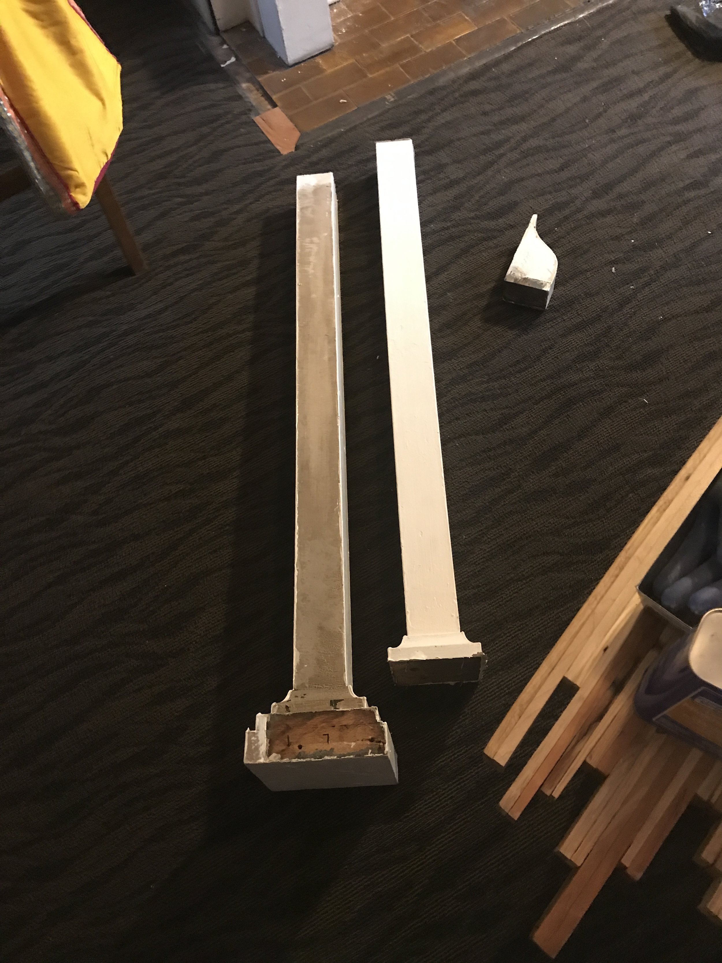 Bits and pieces, each needed stripped and sanded