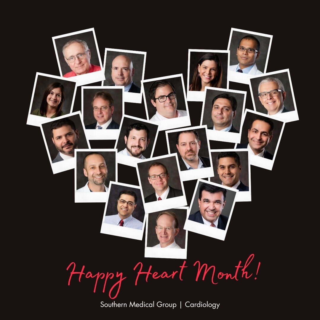 Celebrate ❤️ Month with Southern Medical Group! Here are all of our cardiologists at SMG. See any familiar faces? Leave a comment and let us know how you're celebrating!
#HeartMonth
