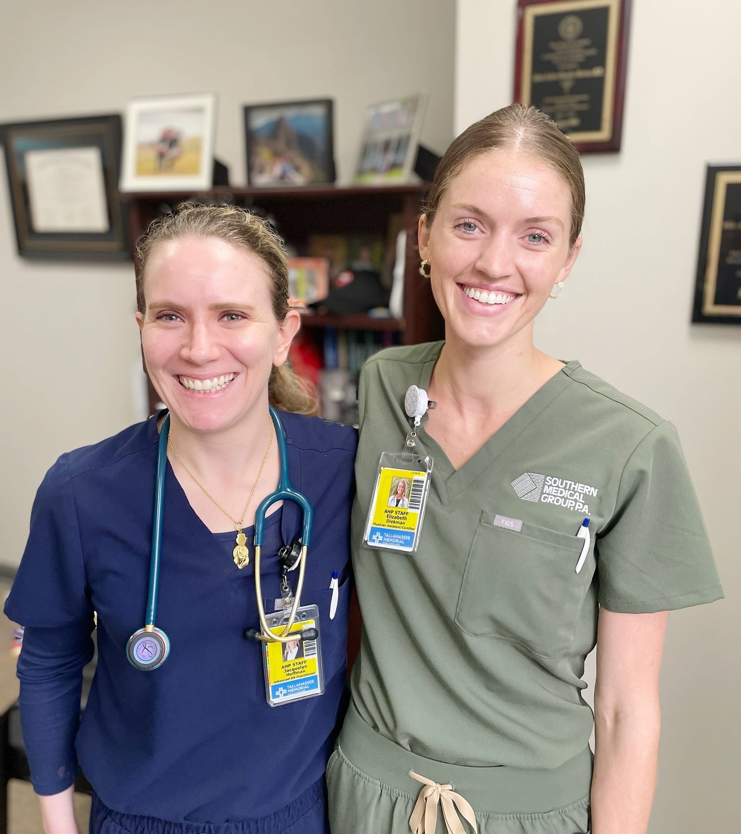 📣Introducing Elizabeth Diekman, PA-C and Jackie Hoffman, APRN! Elizabeth and Jackie both work in our cardiology division at our main location for Drs. Rengifo and Umana, respectively.

👉Jackie (left) is passionate about making a difference in her p