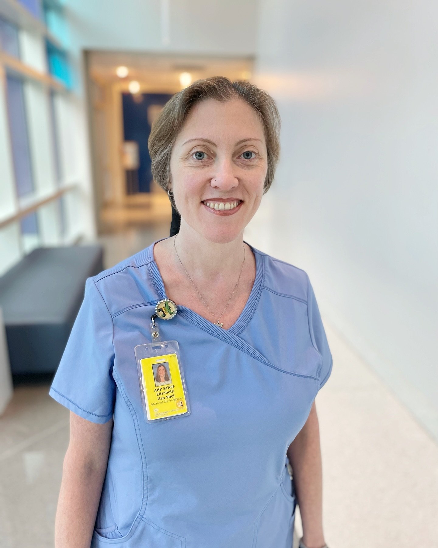 Please give a warm welcome to Elizabeth Van Vliet, APRN, the newest nurse practitioner working in our cardiology division with Dr. Romero. 🎉 

Elizabeth enjoys spending time with her husband and daughter, hiking and cycling, and reading. Ms. Van Vli