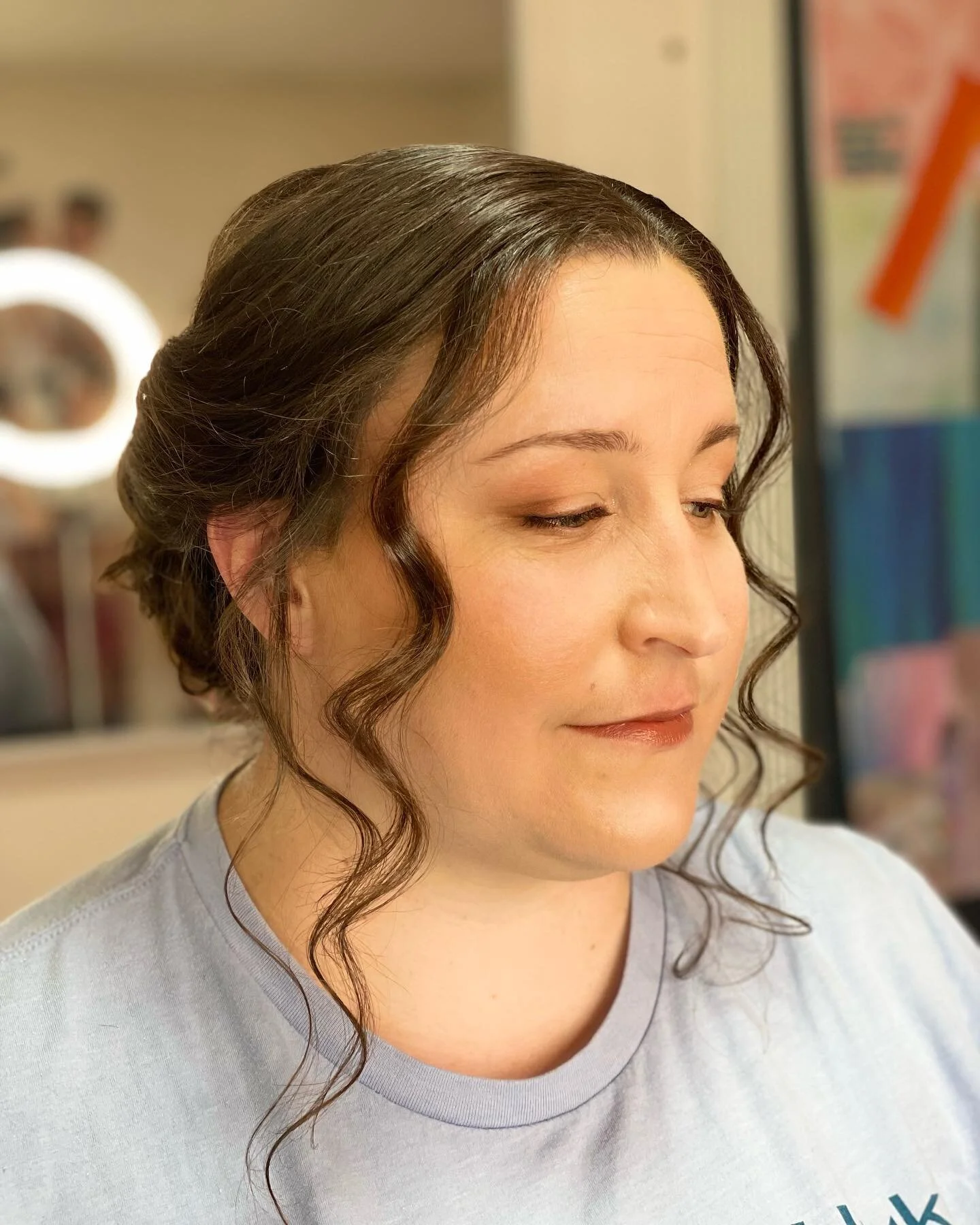 When the hair and the makeup make your client looks like another client&hellip; oh the funny convos we had!