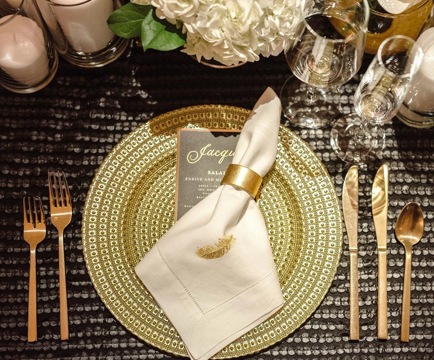 While creating a signature icon for your wedding is a simple concept, it can speak volumes in design when carried through from start to finish. Alexa and Jack thoughtfully chose the perfect feather that well represented the location, mood, and style