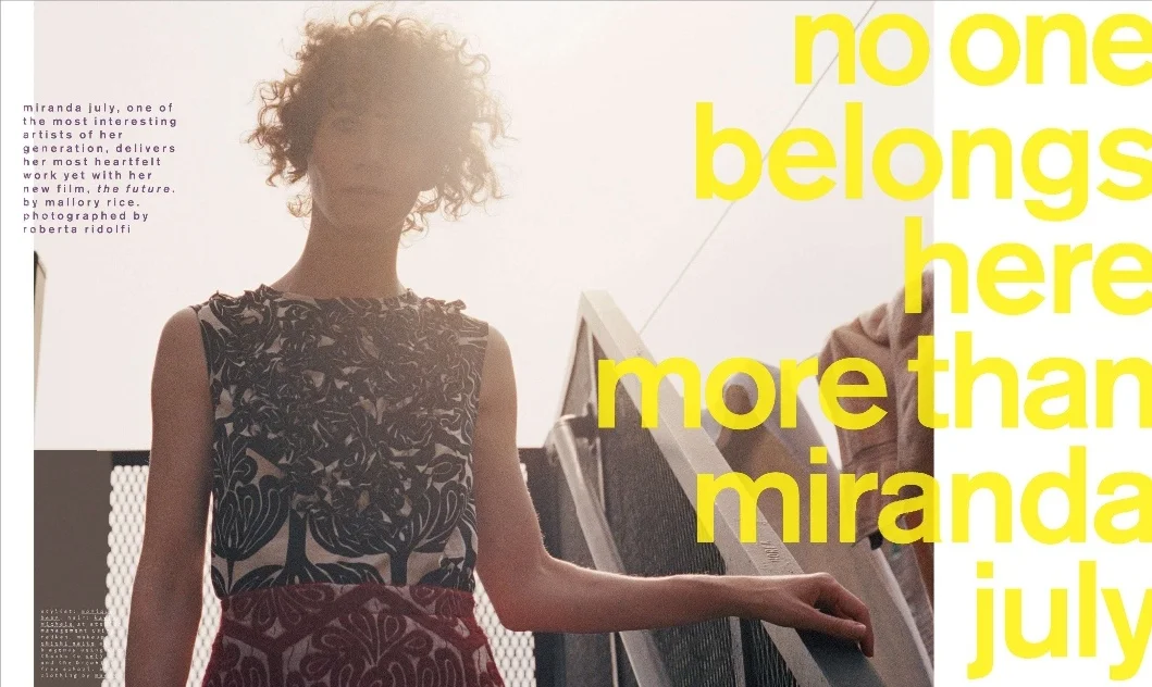 MIRANDA JULY /// NYLON