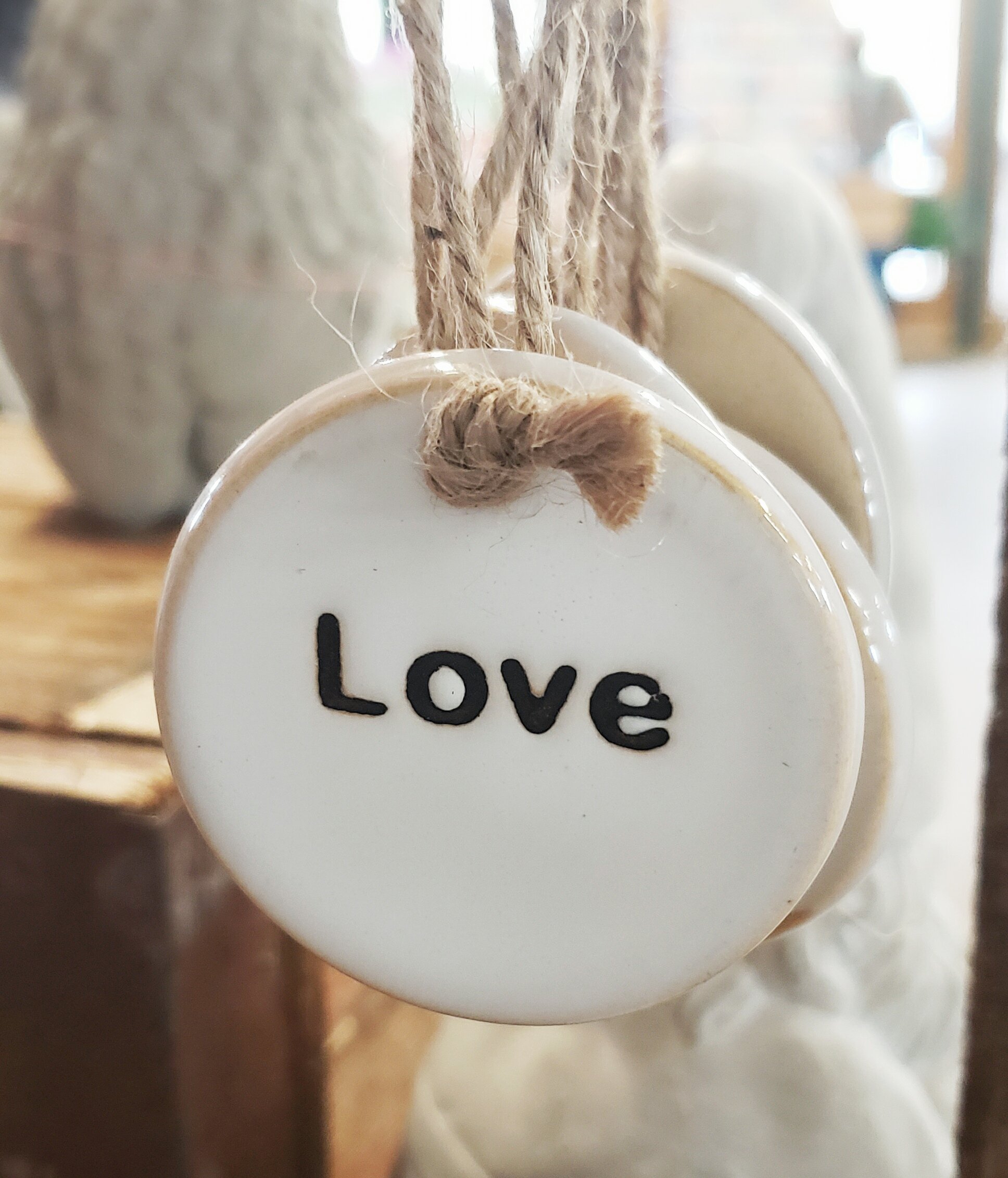 "Love" Ornament