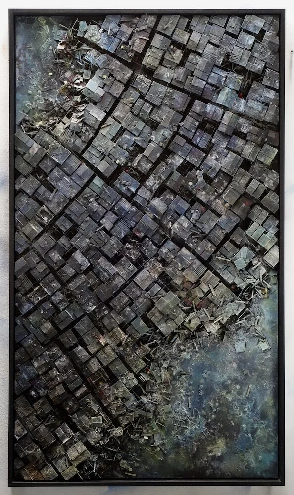  ©hendrik czakainski / 2020 MDF, Karton, Spachtel, Farbe, 156cm x 90cm 