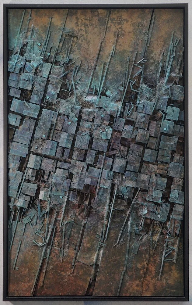  ©hendrik czakainski / 2020 MDF Karton, Spachtel, Farbe, 120cm x 75cm 