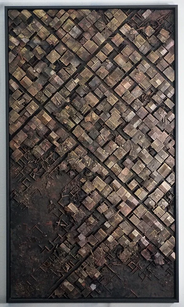  ©hendrik czakainski / 2020 MDF, Karton, Spachtel, Farbe, 156cm x 90cm 