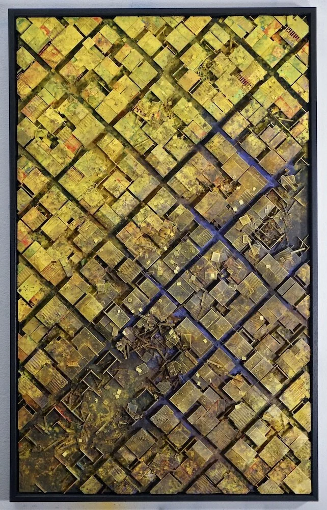  ©hendrik czakainski / 2021 MDF, Karton, Spachtel, Farbe, 120cm x 75cm 