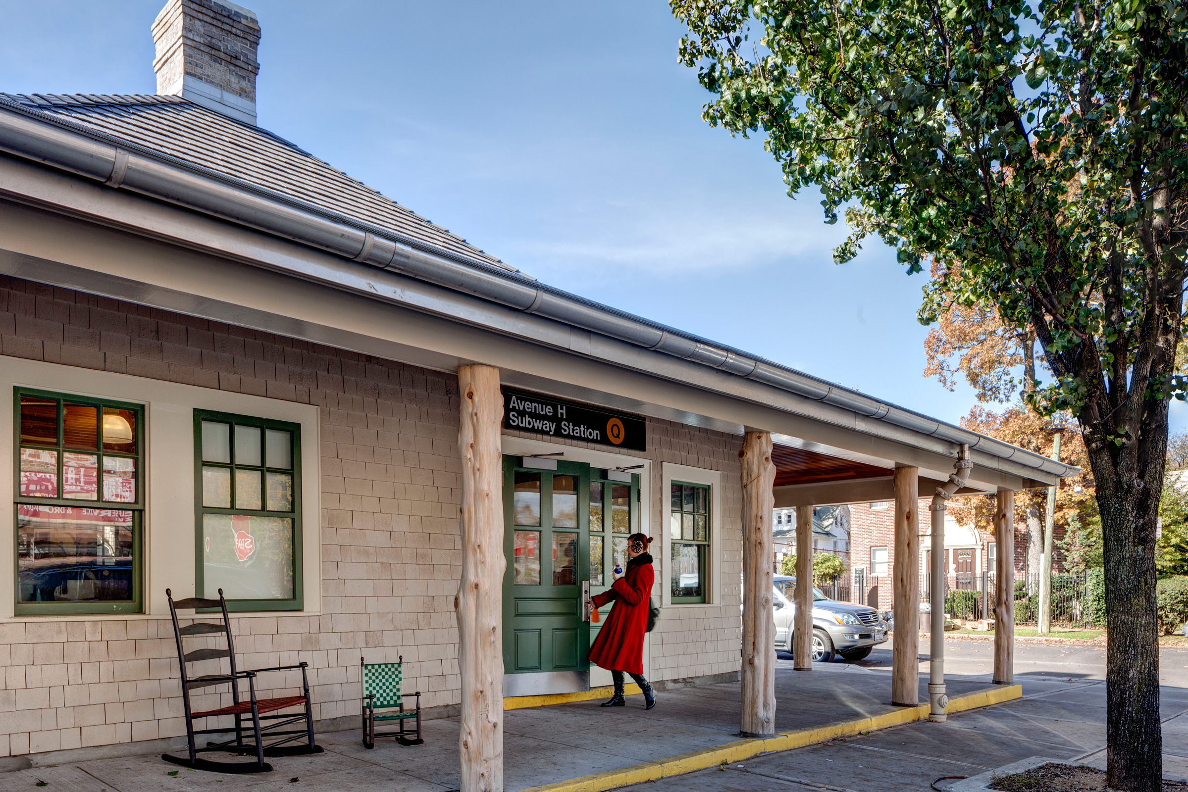 Brooklyn Bucolic, Public Art - Train Station