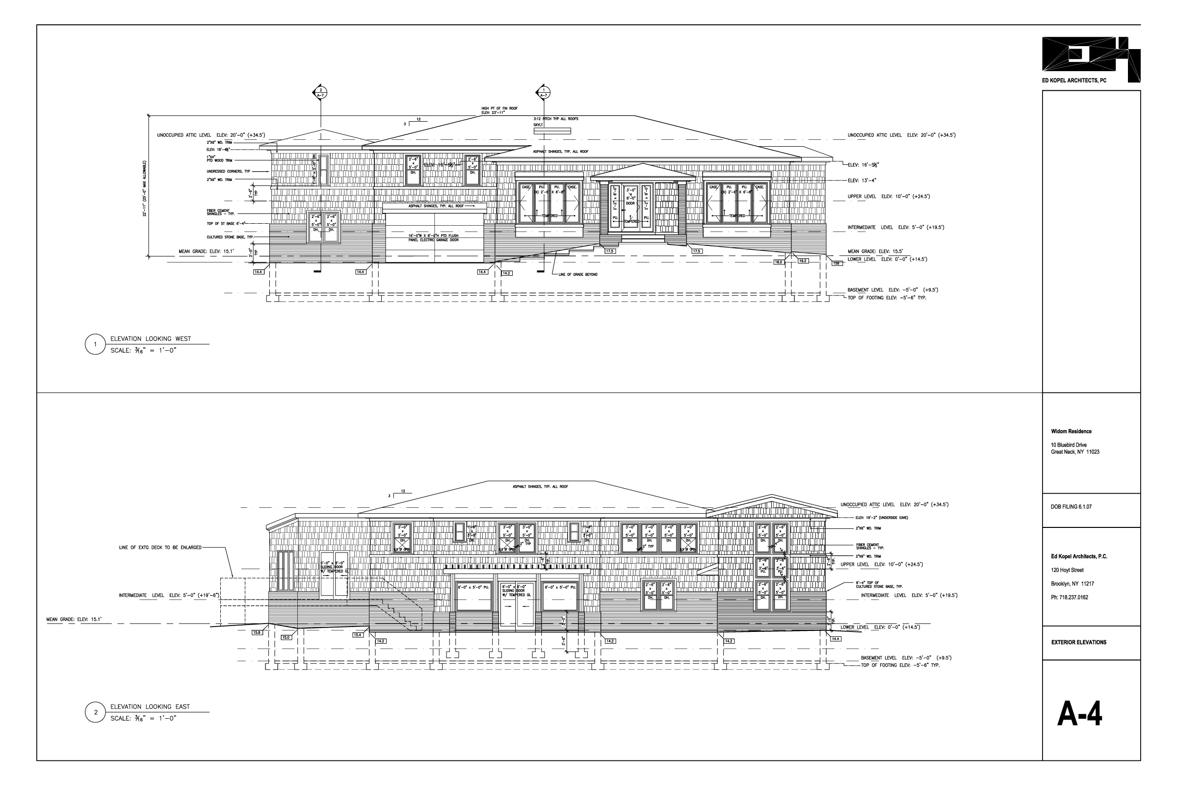 Great Neck, New York - Architectural Layout