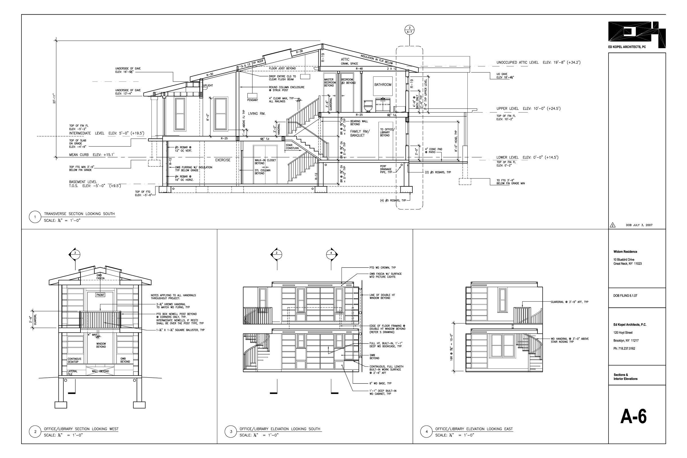 Great Neck, New York - Architectural Layout 3