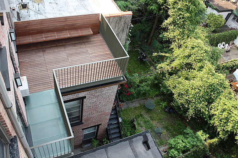 Historic District Deck , Park Slope Brooklyn - Ipe Cladding