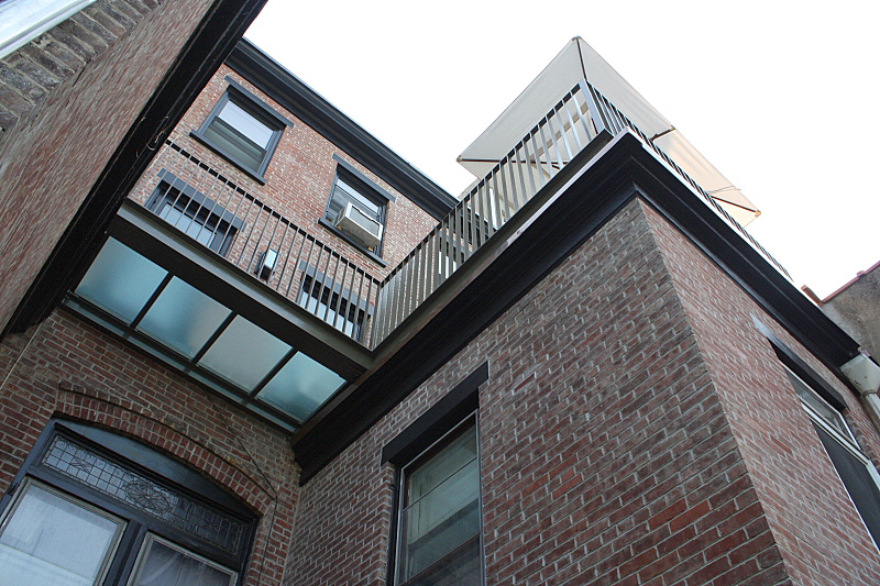 Historic District Deck , Park Slope Brooklyn - Brownstone Deck