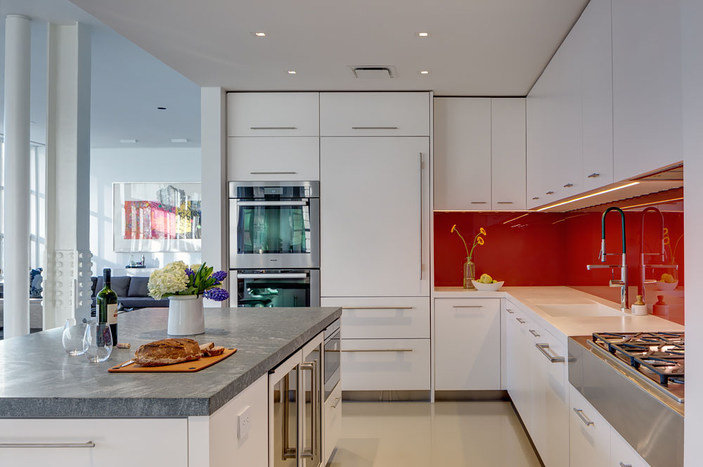 Dumbo Residence, Brooklyn New York - Kitchen Layout