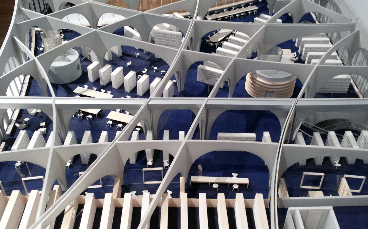 Toyo Ito - model of Tama Art University Library
