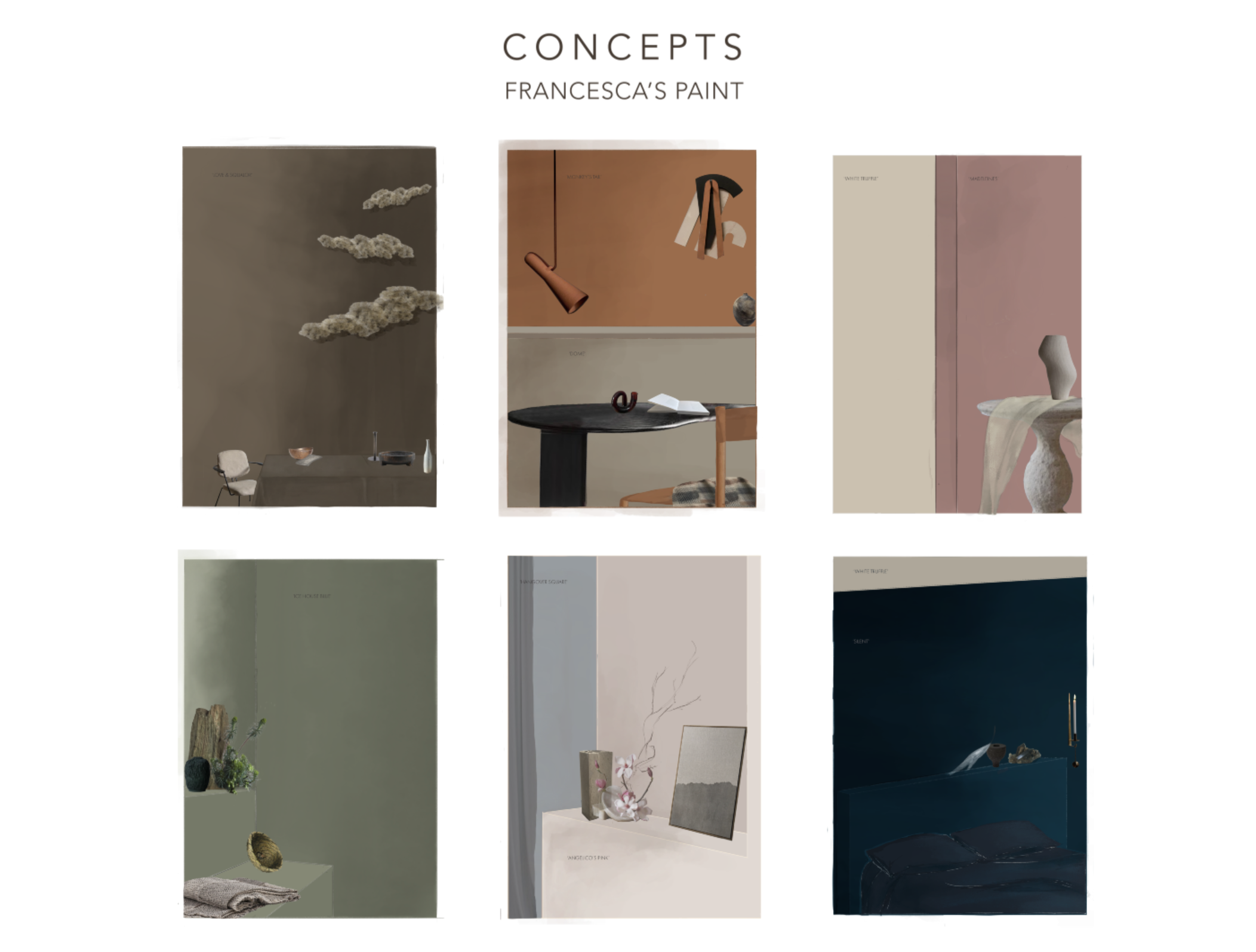 Concepts Client: Francesca’s Paint Project: Colour Story