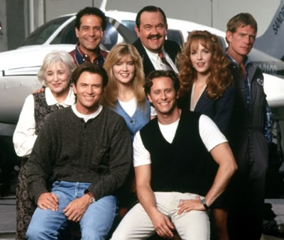 The cast of "Wings"