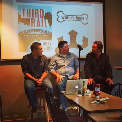 Daniel Ford, Sean Tuohy, and author Rory Flynn