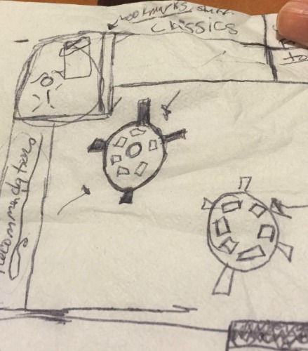 Vina Castillo recently found the napkin that she drew her "dream bookstore" on as a teen in her closet. "I was so young I don't remember doing it," she says. "I was just looking through my closet it, and I found it. I guess I really knew I wanted to do this early on." 
