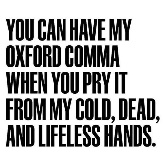 Oxford (Comma) Debate: Is the Serial Comma Really Necessary? 