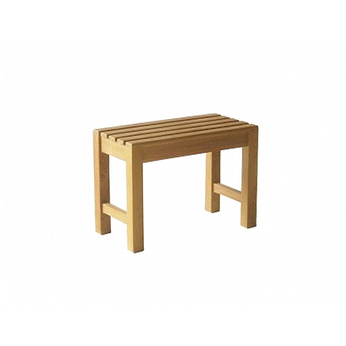 DESIGNER SHOWER BENCH — Muskoka Teak