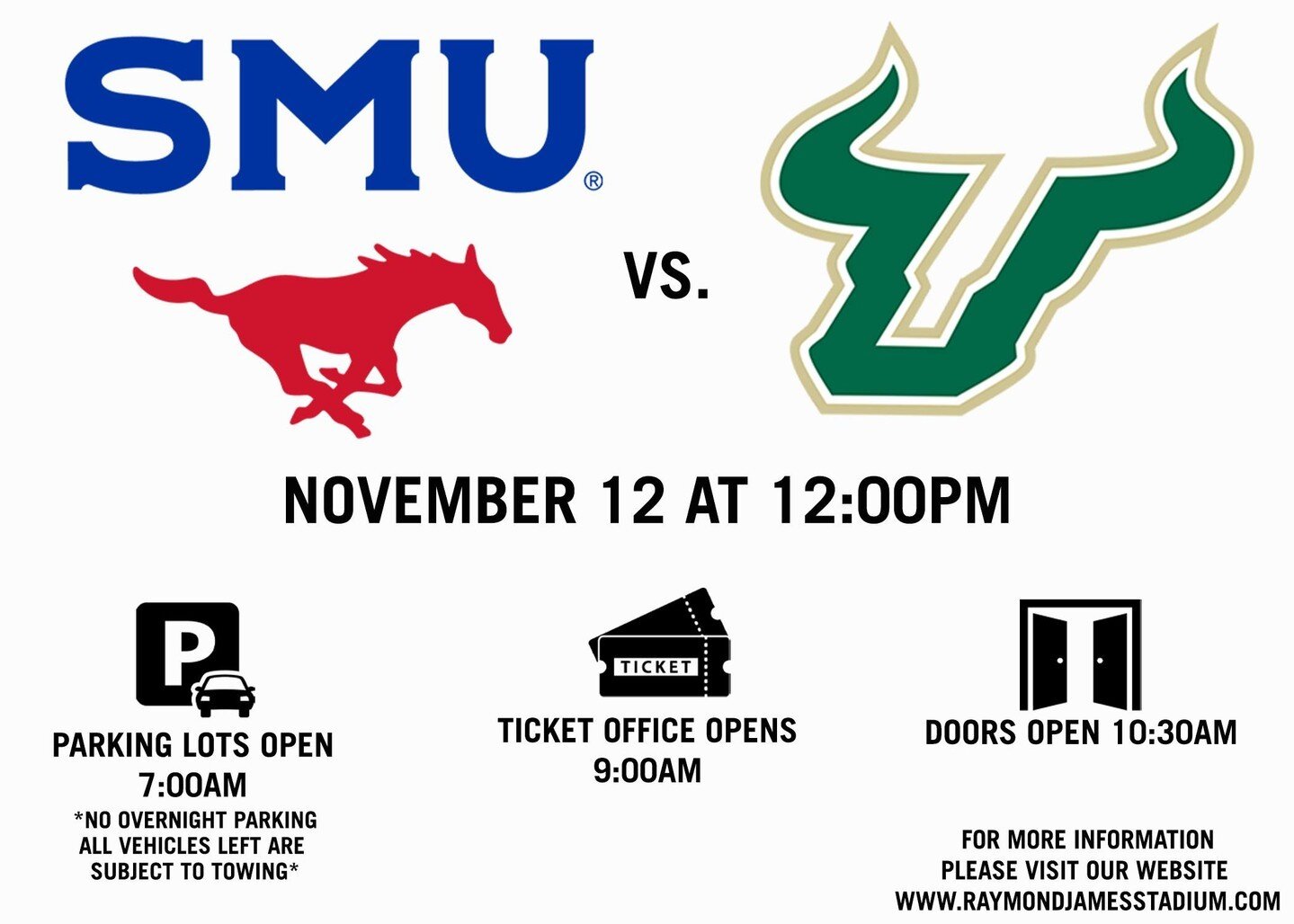 Know before you go to SMU vs. USF today!