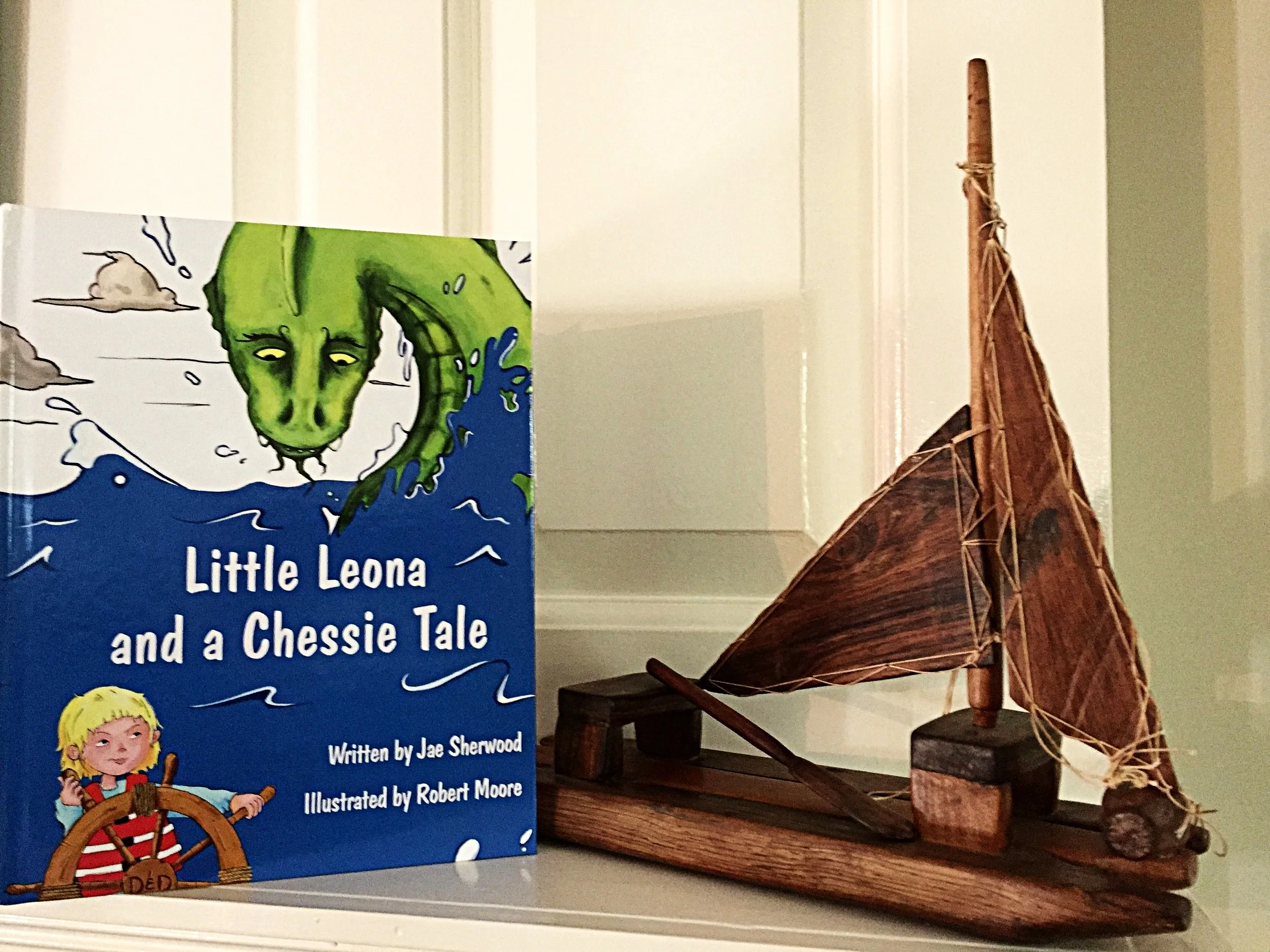 Chessie Tale with boat.JPG