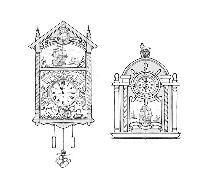  Clock concept sketch 