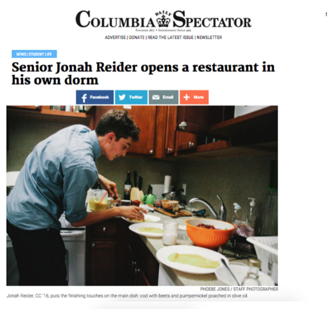 Columbia Spectator 2016