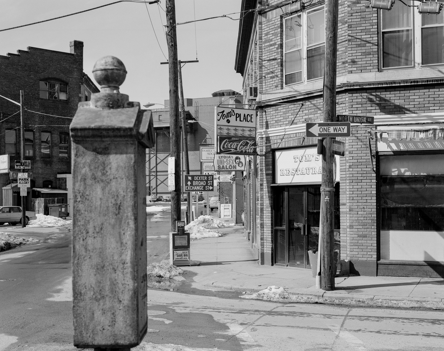 At Summer St. and North Union, downtown Pawtucket, 1994