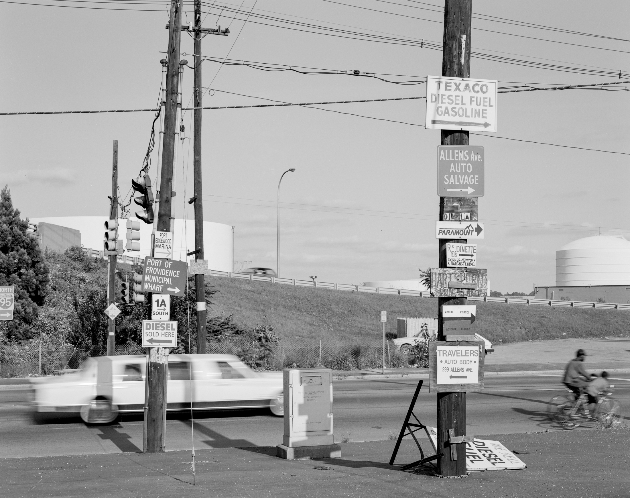 Allens Ave, 1992 #2 4x5 Tri-X