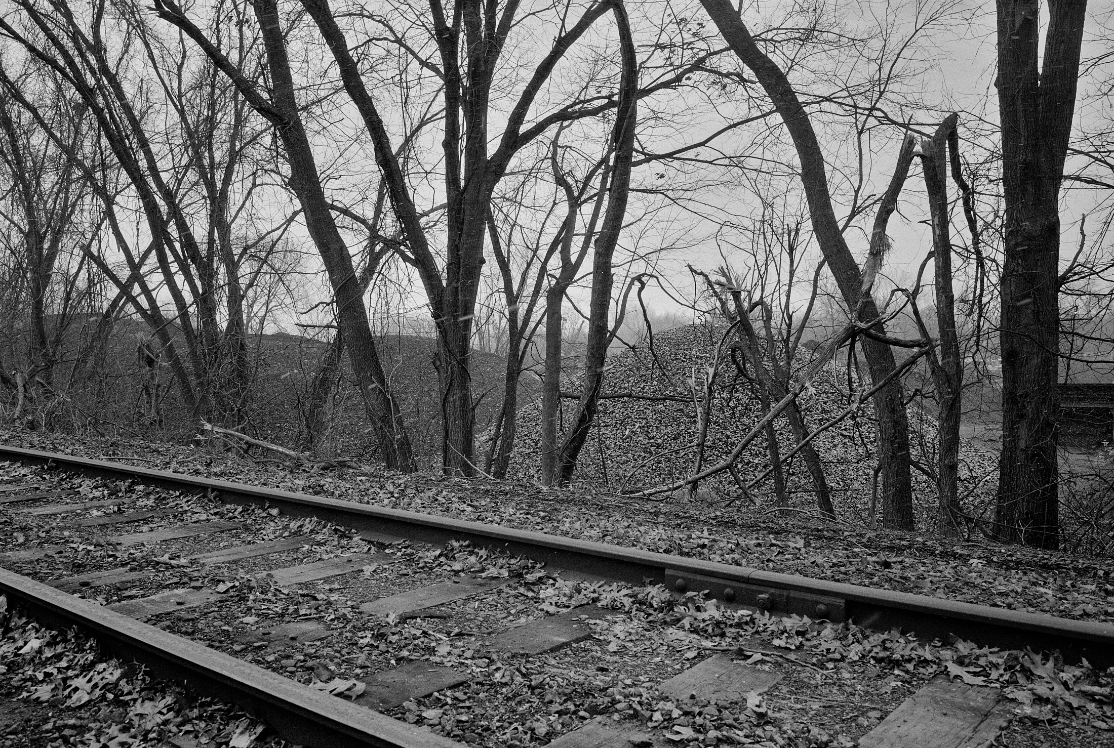 Attending a party in borrowed clothes by way of an abandoned railroad