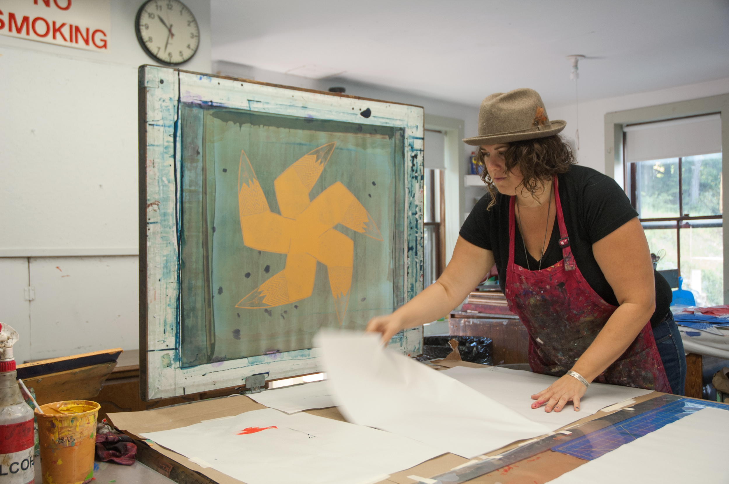 Studio Shot - Silkscreen Studio