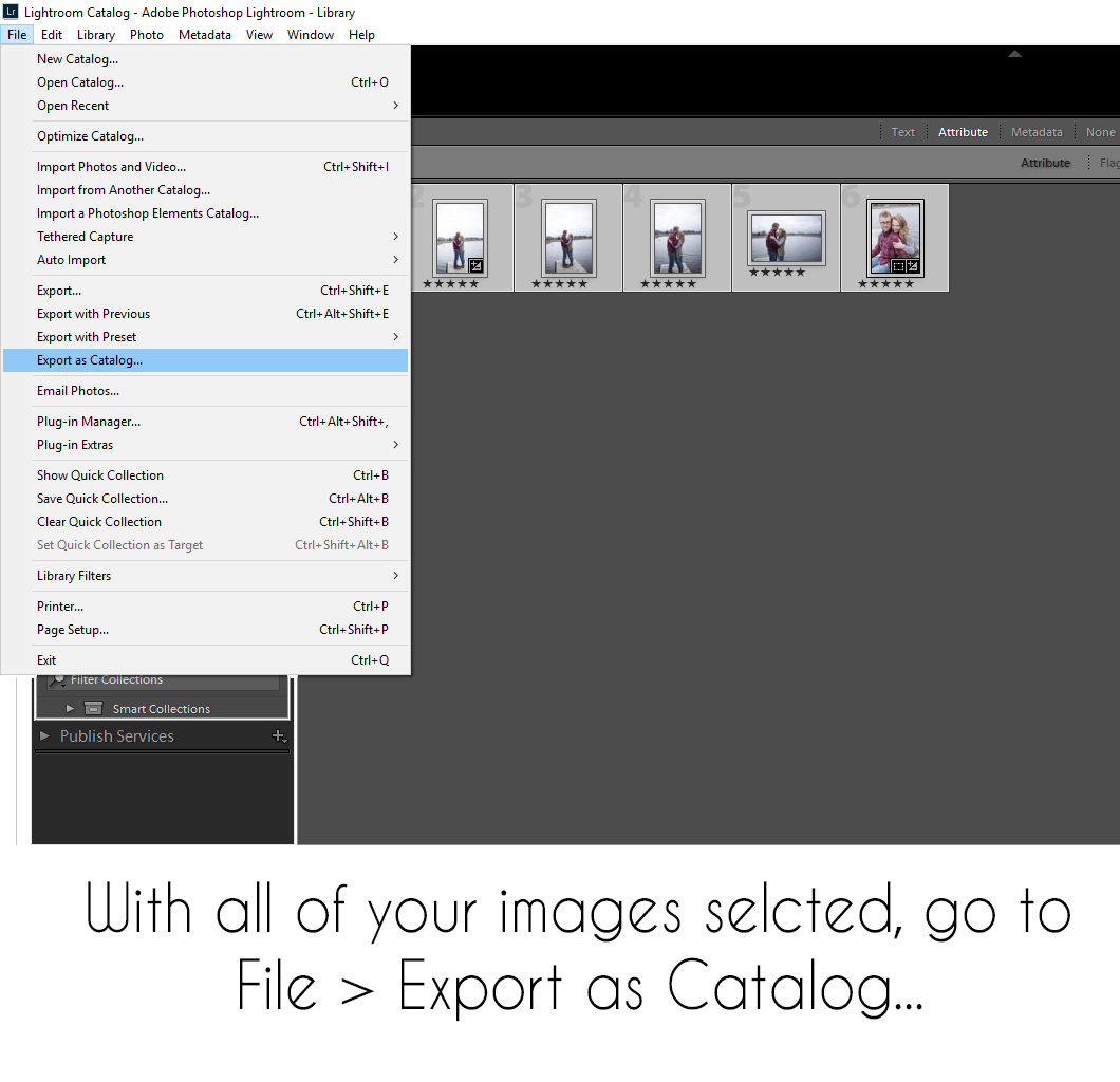 STEP THREE - START TO EXPORT