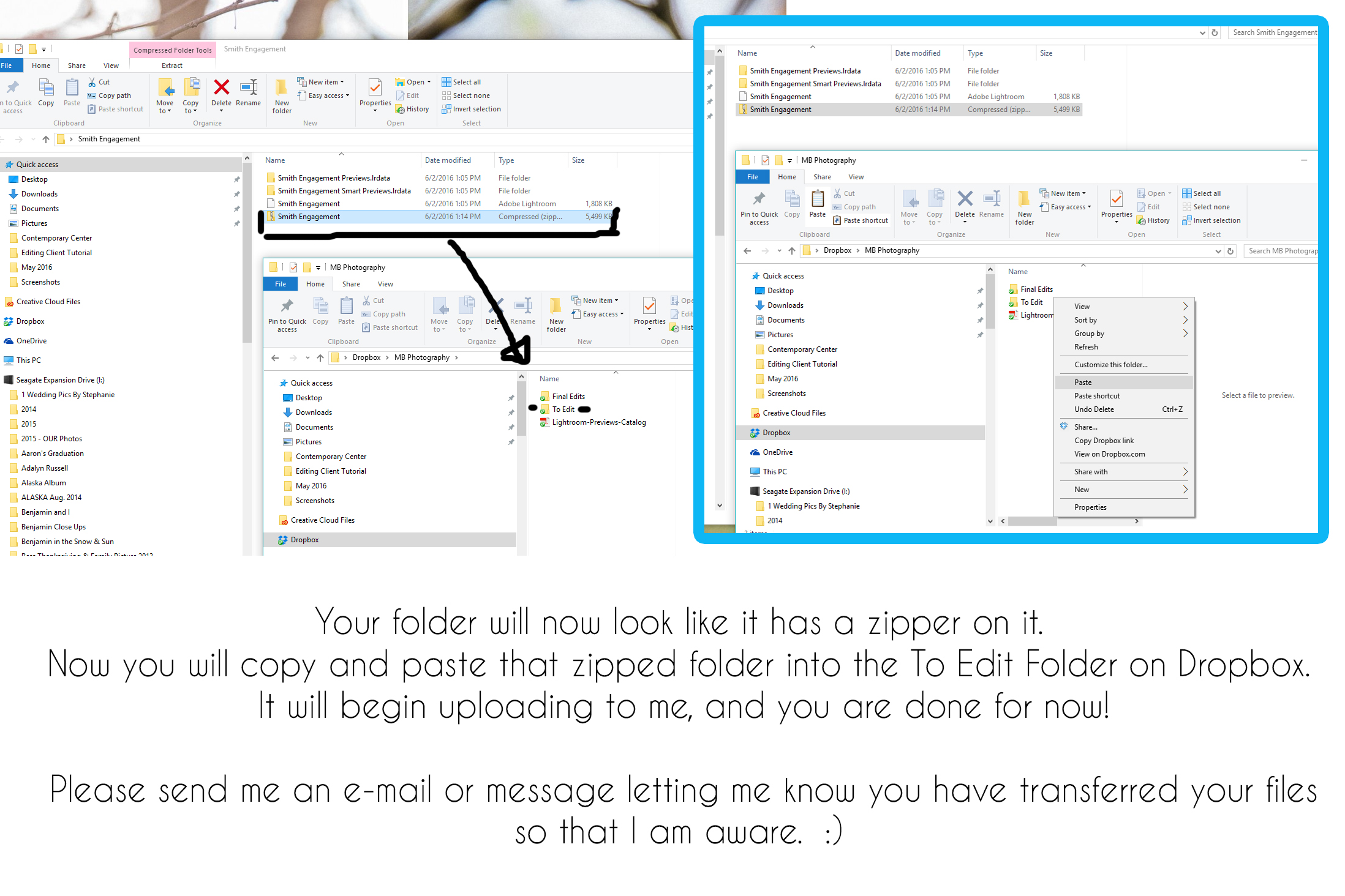 FINAL - MOVE ZIPPED FILE TO DROPBOX