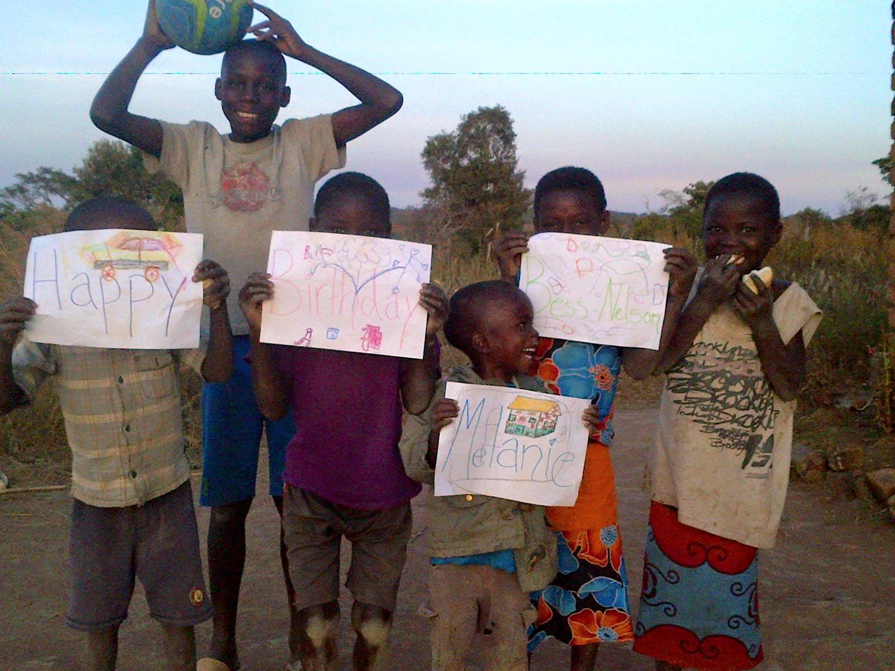 On my birthday last year, they made these little signs to tell me Happy Birthday and then Kate sent a video of them singing to me. My heart exploded. These kids, they are the future of Zambia and they deserve the best shot possible. 