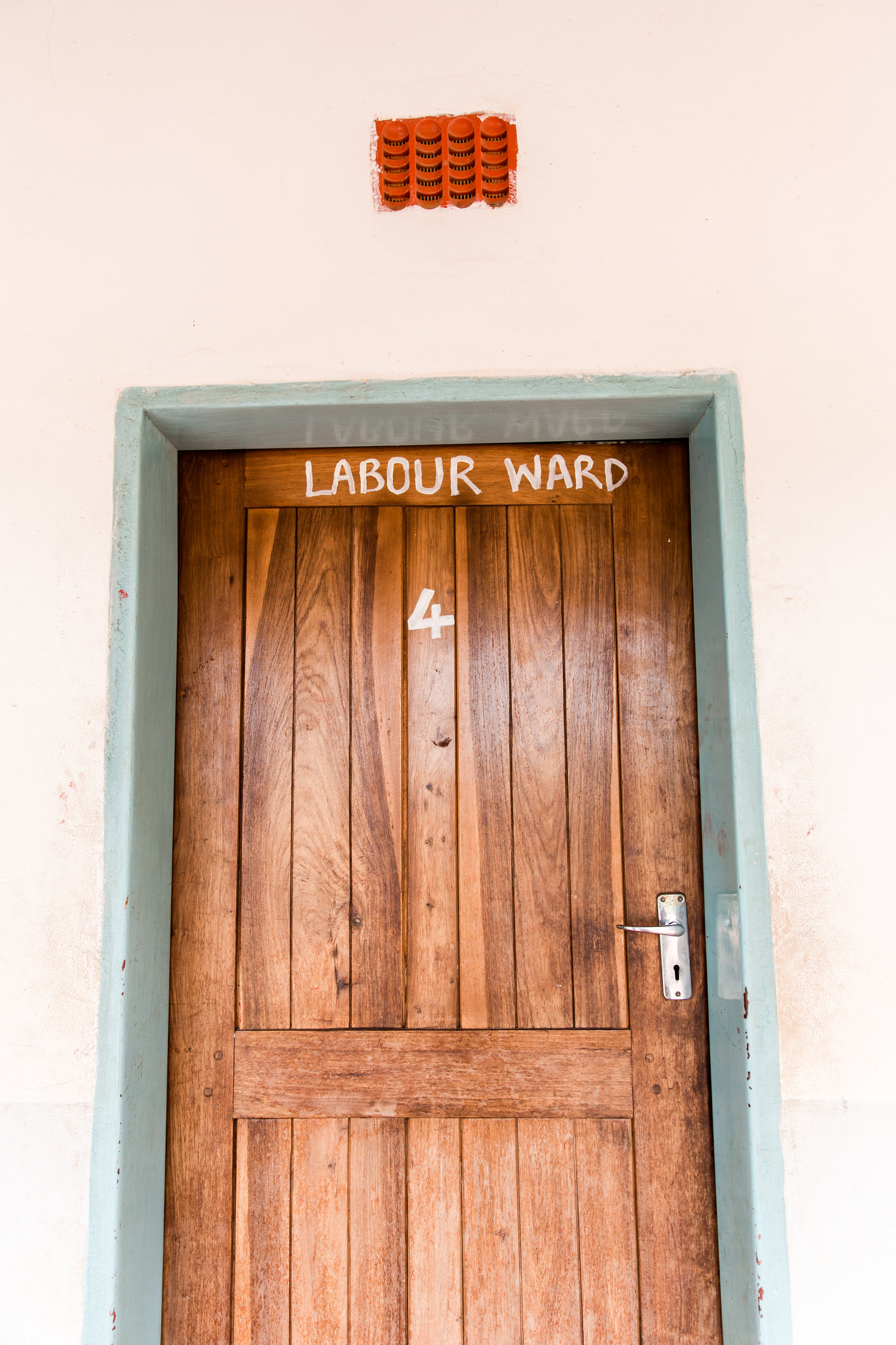 Here is the room where many women have given birth. 