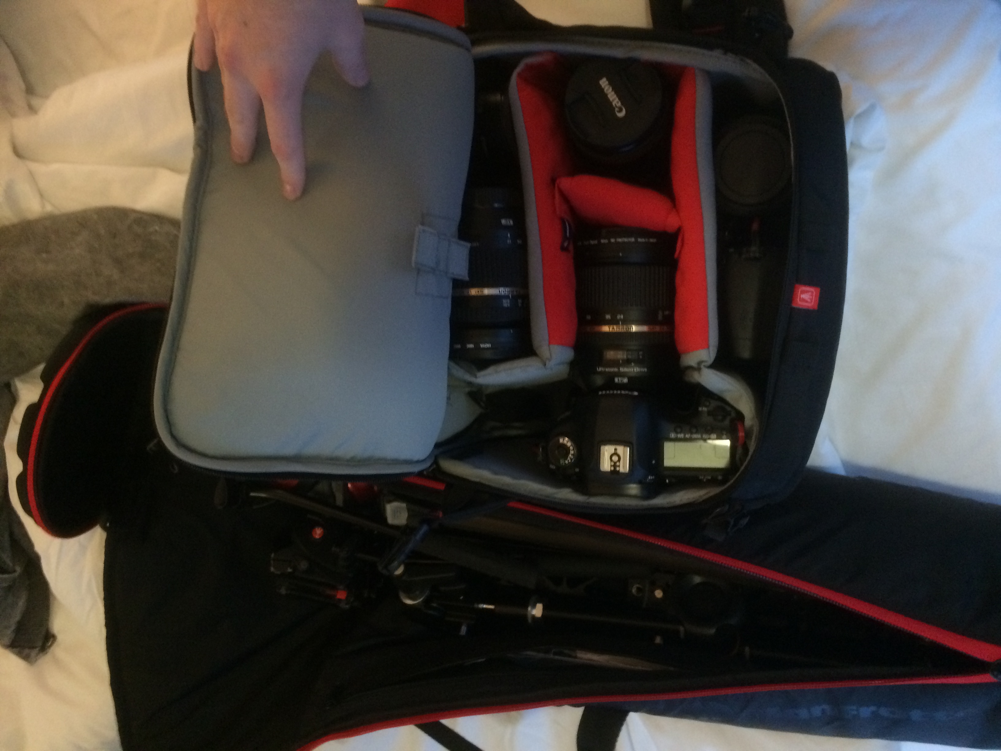 Major Manfrotto fest at BVE - all my gear is Manfrotto!