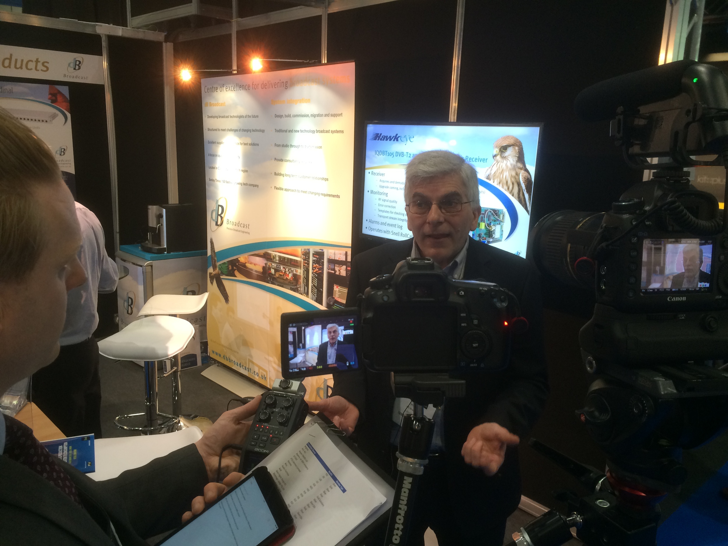 Tom from dB Broadcast talks to IABM TV about their BVE show experience and benefits of being a member.